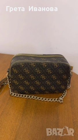 Чанта Guess кафява, снимка 2 - Чанти - 54449460