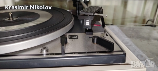 Грамофон Dual 1214 автоматик. , снимка 2 - Грамофони - 54658176