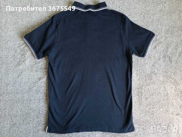 Мъжка тениска Stone Island Tipped Piqué Polo Shirt - размер M, снимка 2 - Тениски - 54881625
