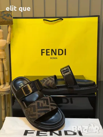 дамски чехли fendi 