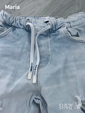 Bershka Axel дамски дънкови джогъри с накъсвания XS, снимка 3 - Дънки - 55514136