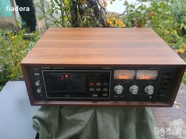  TEAC V-909RX и TEAC C-3X с оригинални дървени кабинети, снимка 4 - Декове - 55428128