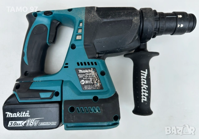 Makita DHR243 - Безчетков акумулаторен перфоратор 18V, снимка 3 - Перфоратори - 54420385