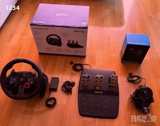 Волан с педали Logitech-G29+скоростен лост-Logitech 