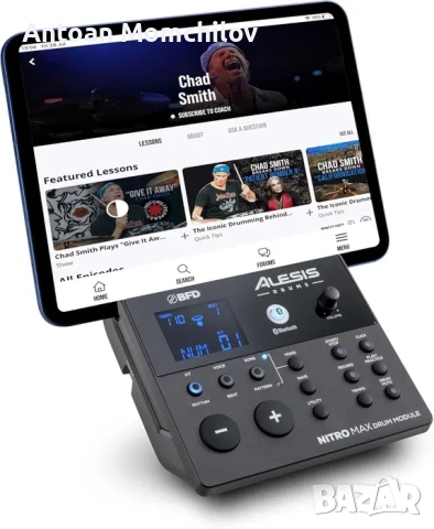 Електронни барабани Alesis Nitro Max Kit, снимка 3 - Ударни инструменти - 54805325