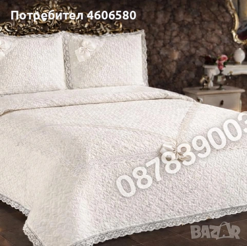 🛏️✨ ЛУКСОЗНИ КУВЕРТЮРИ ЗА СПАЛНЯ ✨🛏️, снимка 3 - Покривки за легло - 55035974
