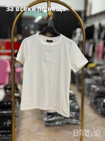 Calvin Klein Дамска Тениска👚Дамска Блуза С Къс Ръкав Келвин Клайн - 5 Цвята Код I_252, снимка 2 - Тениски - 54876797