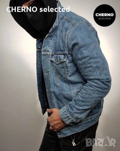 Мъжко синьо дънково яке LEVI’S Trucker Denim Jacket – размер L , снимка 7 - Якета - 54018870