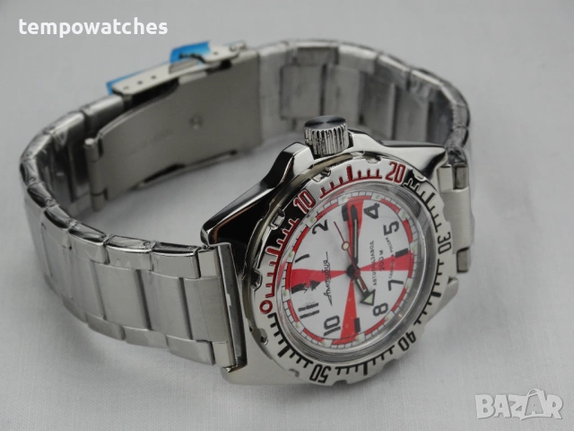 ВОСТОК АМФИБИЯ АВТОМАТИЧЕН-“RADIO ROOM” ref: 110750, снимка 9 - Мъжки - 54129556