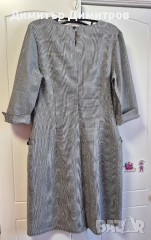 Официална сива рокля