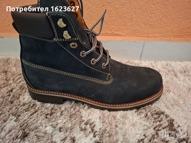 Мъжки кожени боти, снимка 2 - Мъжки боти - 54010664