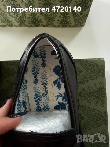 Дамски мокасини Gucci размер 38 , снимка 2 - Дамски ежедневни обувки - 55604907