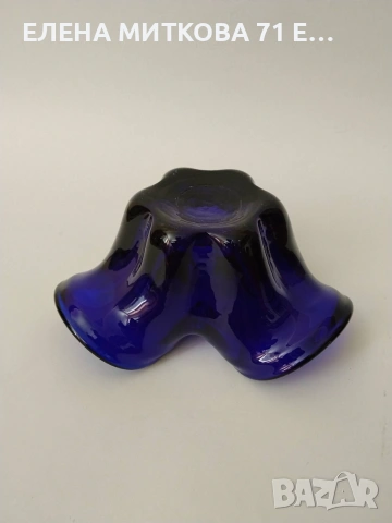 Масивен пепелник от художествено стъкло, снимка 9 - Декорация за дома - 55248759