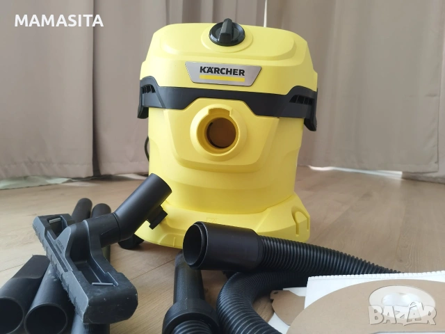 Прахосмукачка Karcher WD 2 Plus за сухо и мокро почистване, снимка 8 - Прахосмукачки - 55087635
