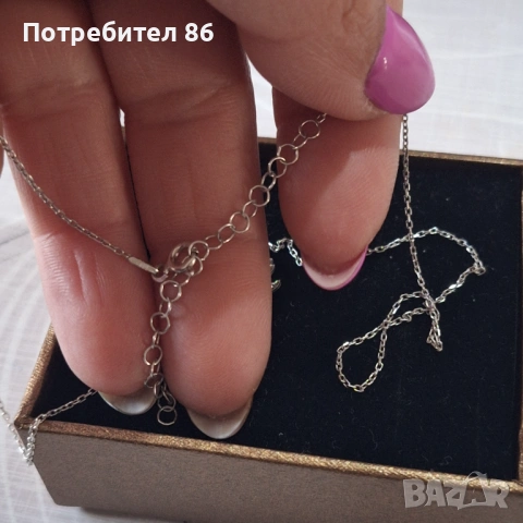 Сребърно колие феникс , снимка 3 - Колиета, медальони, синджири - 54306172