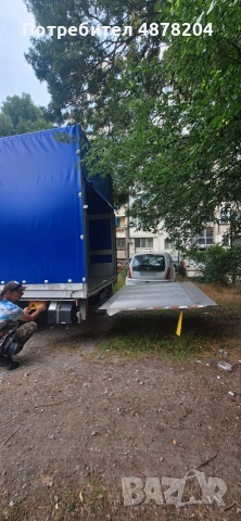 Бус с падащ борд  под наем с шофьор, снимка 3 - Транспортни услуги - 55279550
