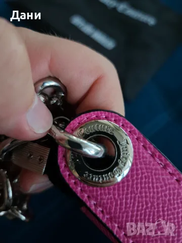 Продавам чисто НОВА малка секси Дамска чанта Juicy Couture, оригинална, розова, снимка 16 - Чанти - 55547819