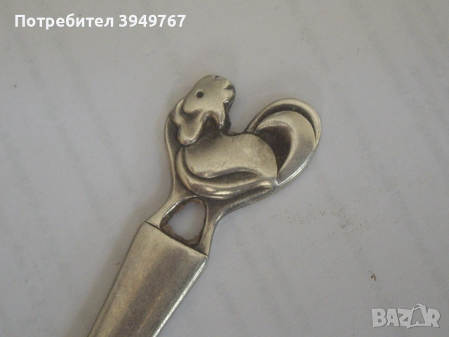 Посребрена лъжичка., снимка 4 - Антикварни и старинни предмети - 54769089
