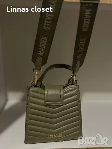 Steve Madden мини чанта в маслено зелено, снимка 7 - Чанти - 55326138