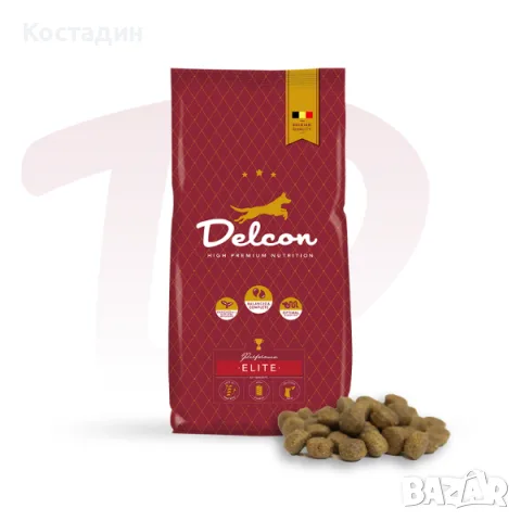 Пълноценна Храна за Кучета в Зряла възраст над 1 година - Elite - 12кг - Delcon