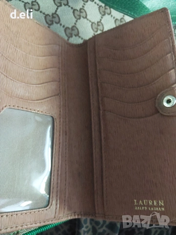 Ralph Lauren Original 100% Кожа Нов портфейл, снимка 6 - Портфейли, портмонета - 54202830