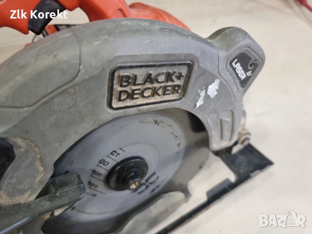 Електрически ръчен циркуляр Black & Decker, снимка 3 - Други инструменти - 54157975