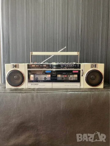 SANYO M-W24K VINTAGE RETRO BOOMBOX радио касетофон, снимка 7 - Радиокасетофони, транзистори - 55499373