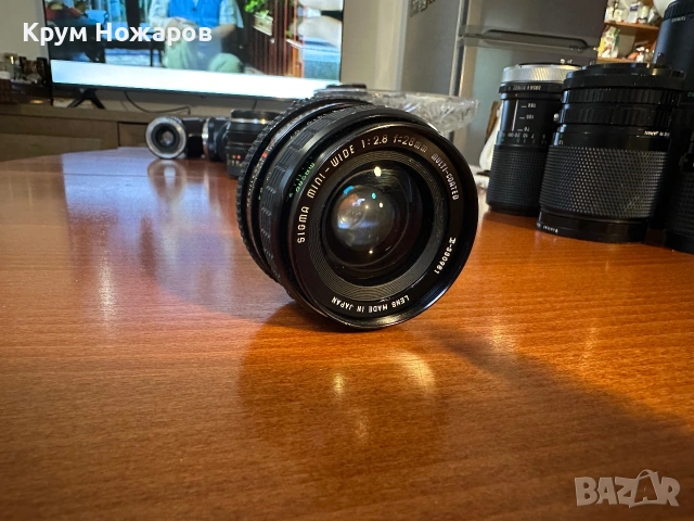 Продавам Обектив  Sigma mini-wide 1:2.8 f=28mm, снимка 2 - Обективи и филтри - 55252635