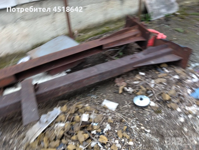 2 броя Х 350см (121/131кг за 1 бр.) Ферми, вертикални колони, метална конструкция., снимка 2 - Строителни материали - 54390007