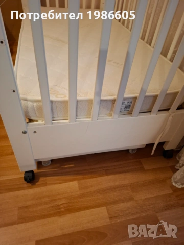 Детско/бебешко легло Arbor baby 140/70 + бамбуков матрак Magniflex, снимка 2 - Бебешки легла и матраци - 54445378
