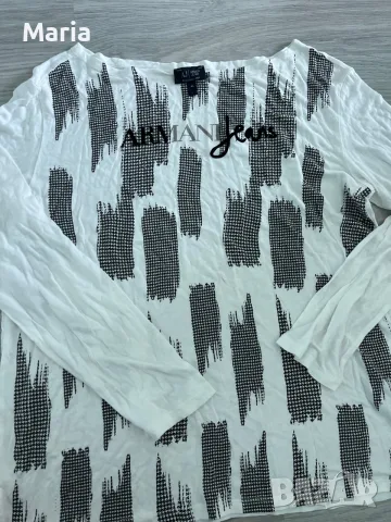 Дамска блуза Armani Jeans с дълъг ръкав размер 44
