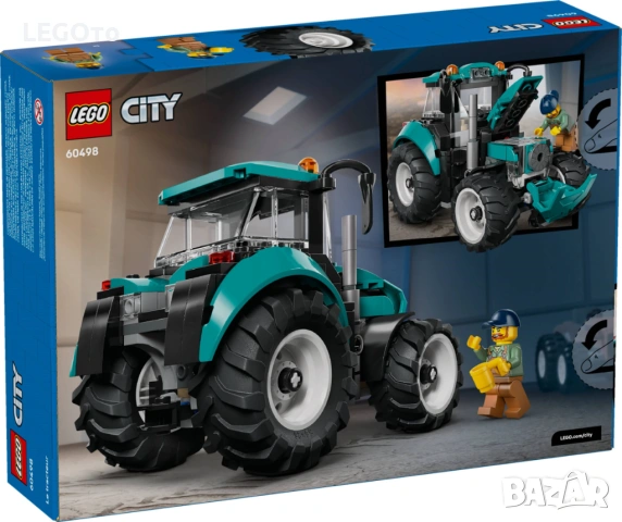НОВО Лего 60498 Сити Трактор Lego City 60498 Tractor, снимка 4 - Конструктори - 54791234