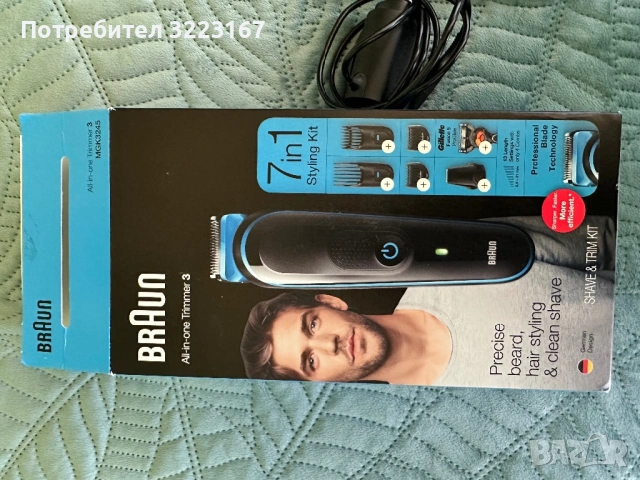 Тример на Braun, снимка 5 - Тримери - 54736194