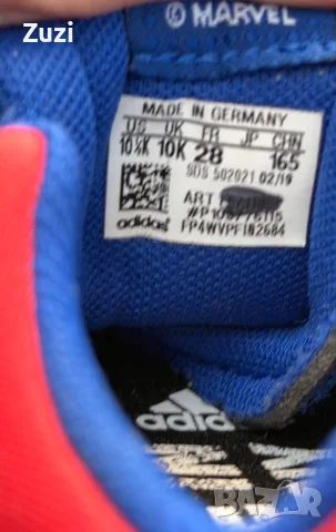 Adidas Marvel нови оригинални маратонки, 28 номер, снимка 5 - Детски обувки - 55332380