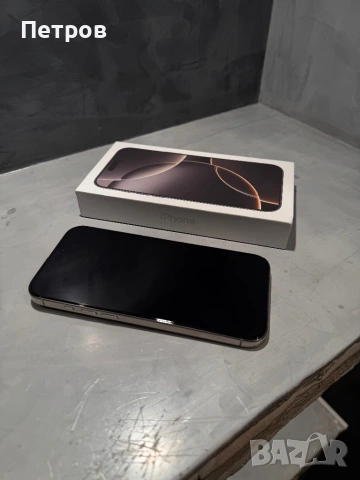 КАТО ЧИСТО НОВ Iphone 16 Pro Max Natural, снимка 6 - Apple iPhone - 54542949