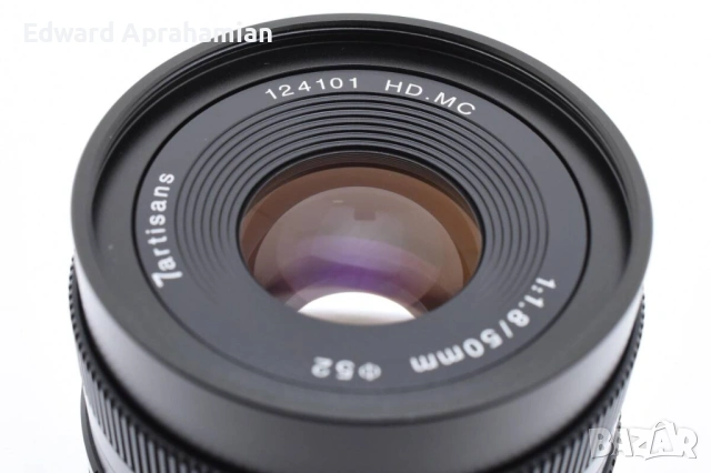 7artisans 50mm f/1.8 - EOS M, снимка 5 - Обективи и филтри - 54594522