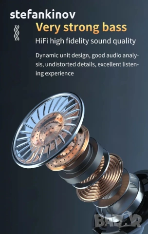 Безжични слушалки M10, TWS, Bluetooth 5.1, 2000mAh батерия, снимка 9 - Слушалки и портативни колонки - 53970440