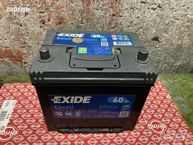 Акумулатор Exide 60 амп/ч Азиатка R+ с гаранция