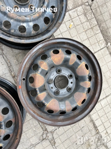 4бр метални джанти от Хюндай 15 ко 5x114,3-6j-et 47, снимка 5 - Гуми и джанти - 54238542
