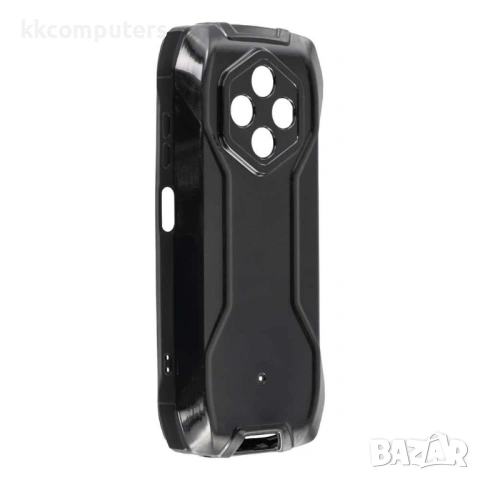 Мек TPU калъф за Ulefone RugKing 4 Pro с протектор и защита при изпускане – Черен, снимка 2 - Резервни части за телефони - 54516966