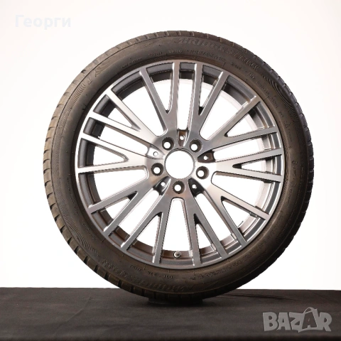 Комплект 4броя Гуми Bridgestone Blizzak Lm-001 225/45R18 91H DOT2124| Джанти 7,5Jx18H2-N ET49 A17740, снимка 3 - Гуми и джанти - 54861820