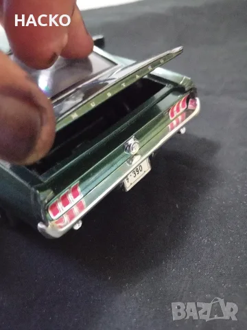 Колекционерски Модел Ford Mustang GTA Fastback 1967г. Мащаб 1:18 внос от Англия, снимка 9 - Колекции - 55314646