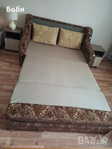 Диван двоен разтегателен , снимка 3 - Дивани и мека мебел - 55314215
