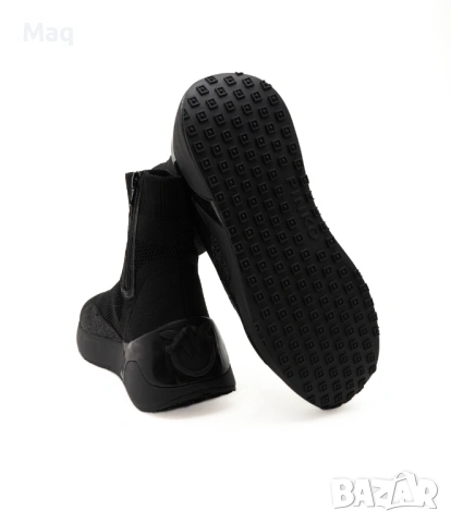 Маратонки PINKO"STOCKTON KNIT"с добавка кожа, снимка 3 - Маратонки - 54672103