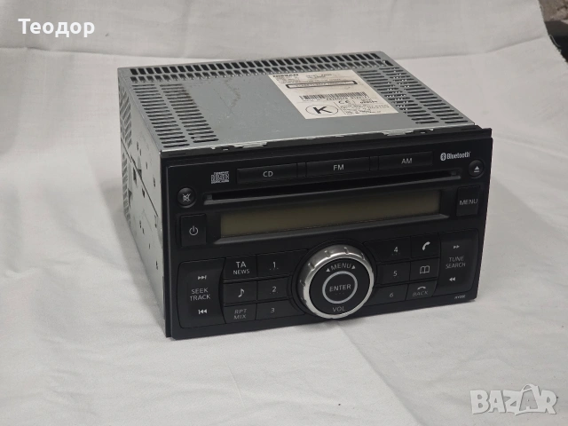 CD PN-2805F / 28185 - JD00A Nissan Qashqai Оригинално радио, снимка 3 - Части - 54639387