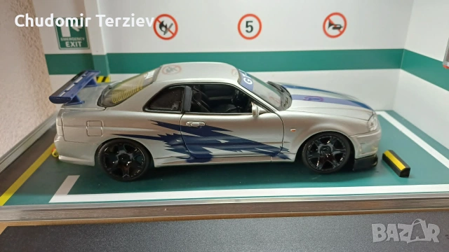 Мащабни модели коли 1:18 / GT-SPIRIT Ford Mustang GTD / MOTORMAX Nissan Skyline R34, снимка 6 - Колекции - 54911522