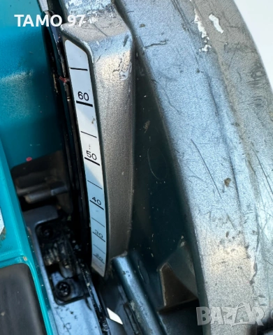 Makita HS 004G - Безчетков мощен ръчен циркуляр 2x40V 4.0Ah, снимка 5 - Триони и циркуляри - 54139721