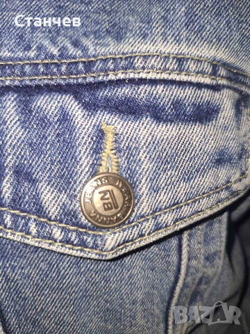 Дънково яке Banna Jeans, Размер XL отговаря на ML– Светлосин деним, снимка 3 - Якета - 55125033