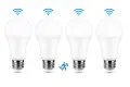 4 броя E27 LED крушки със сензор за движение, снимка 1
