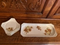 2 неупотребявани десертни сервиза от стар български порцелан, снимка 1